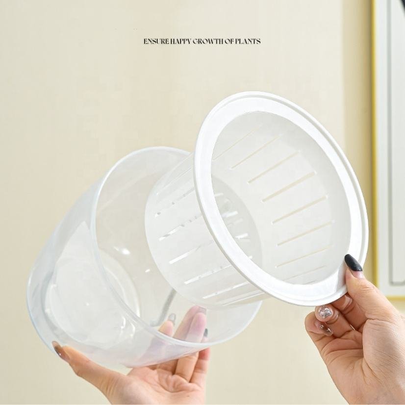 Transparent Self Watering Planter